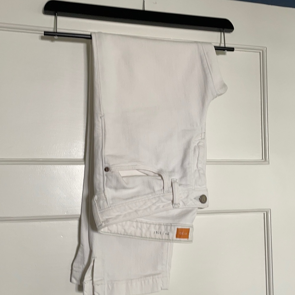 Pilcro & the Letterpress White Denim Ankle Pants